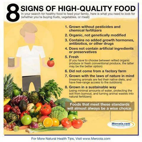 8 ways to select quality food